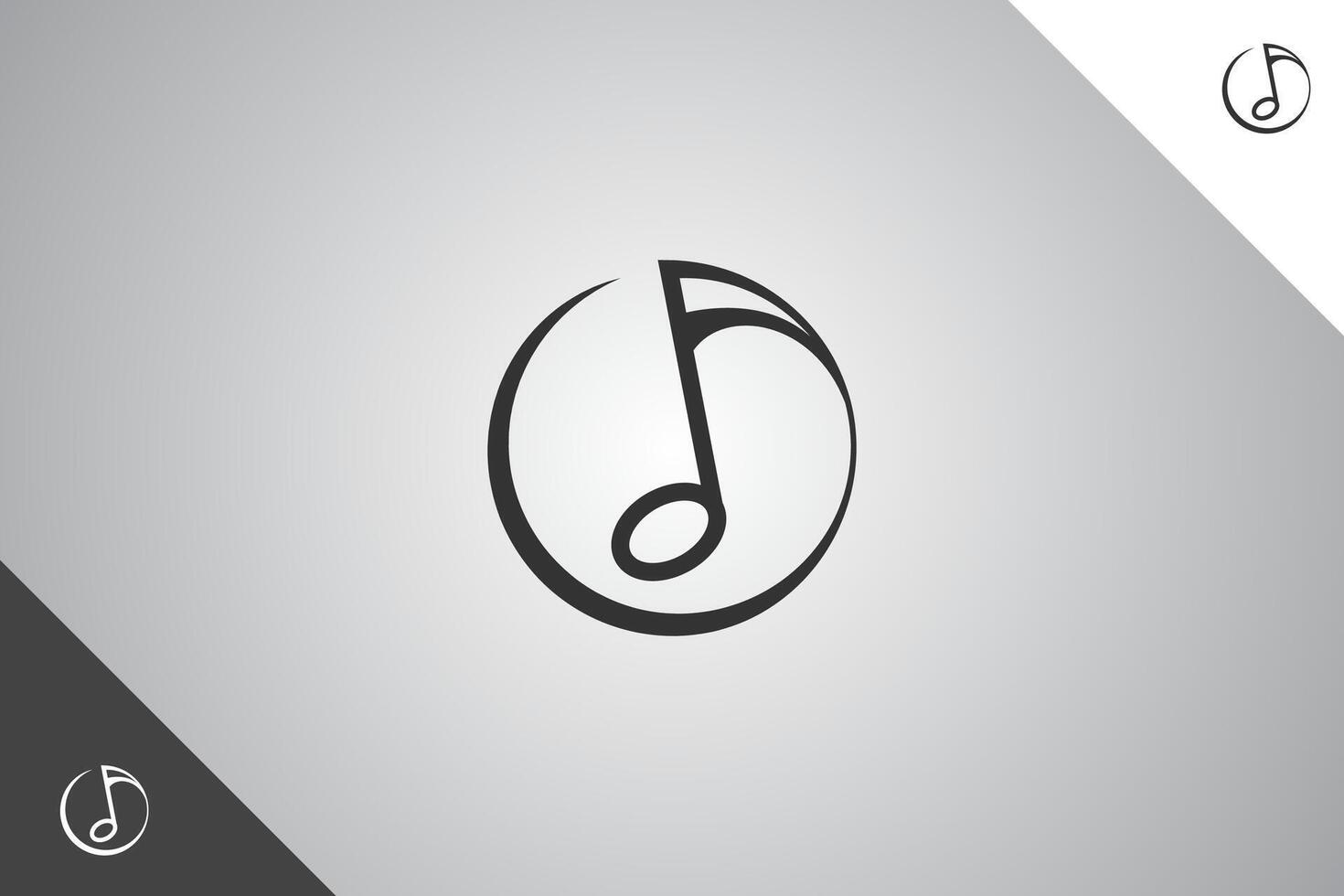 muziek- aantekeningen logo. minimaal en modern logo. perfect logo voor bedrijf verwant naar band, muzikanten en zangers industrie. geïsoleerd achtergrond. vector eps 10.