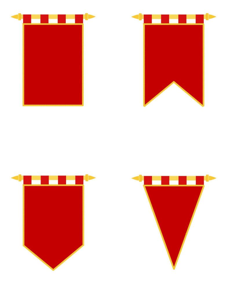 Koninklijk vlag sjabloon leeg blanco voorraad vector illustrationn geïsoleerd Aan wit achtergrond