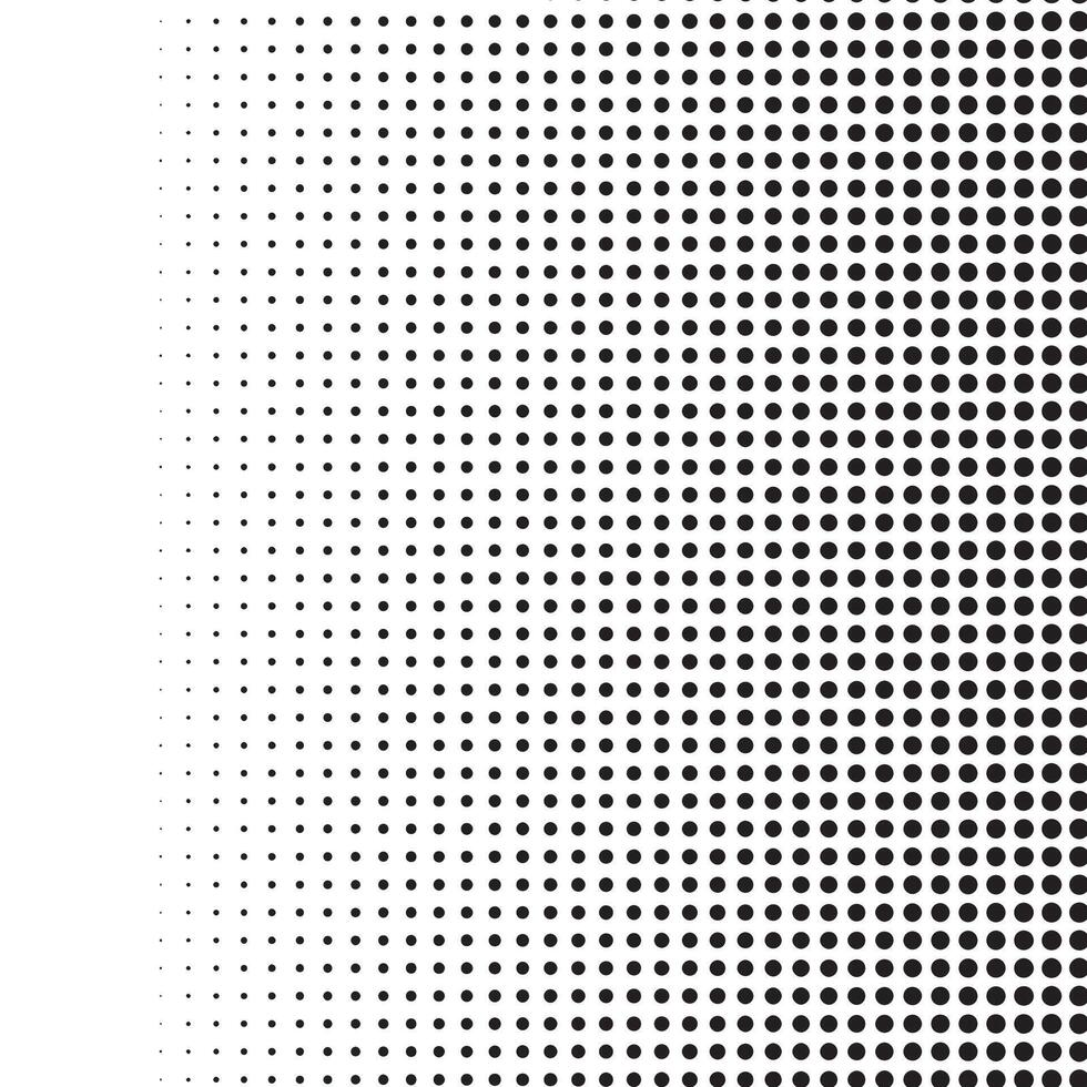 creatief kleur halftone helling van Rechtsaf kant vector