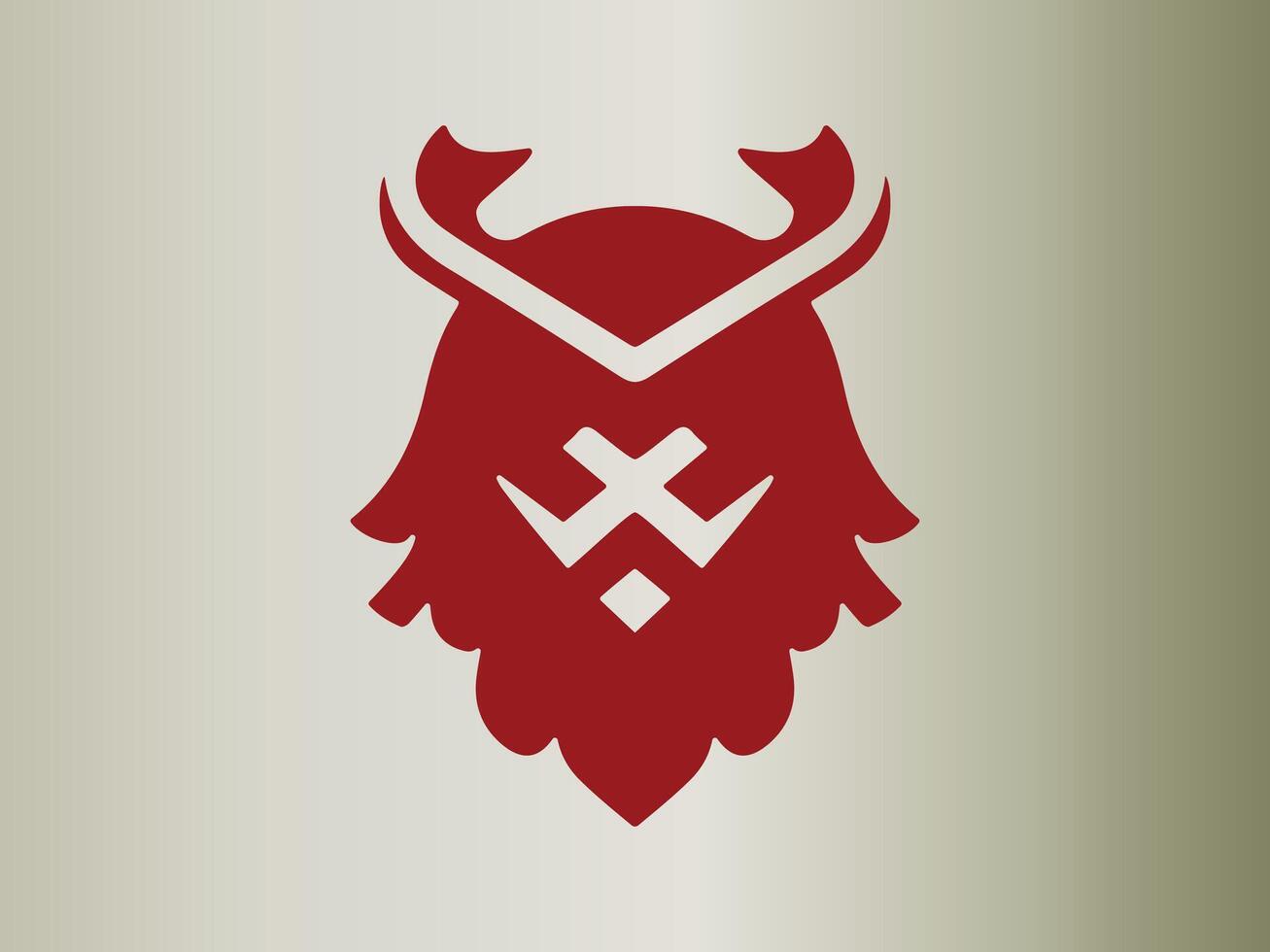 viking logo ontwerp icoon symbool vector illustratie