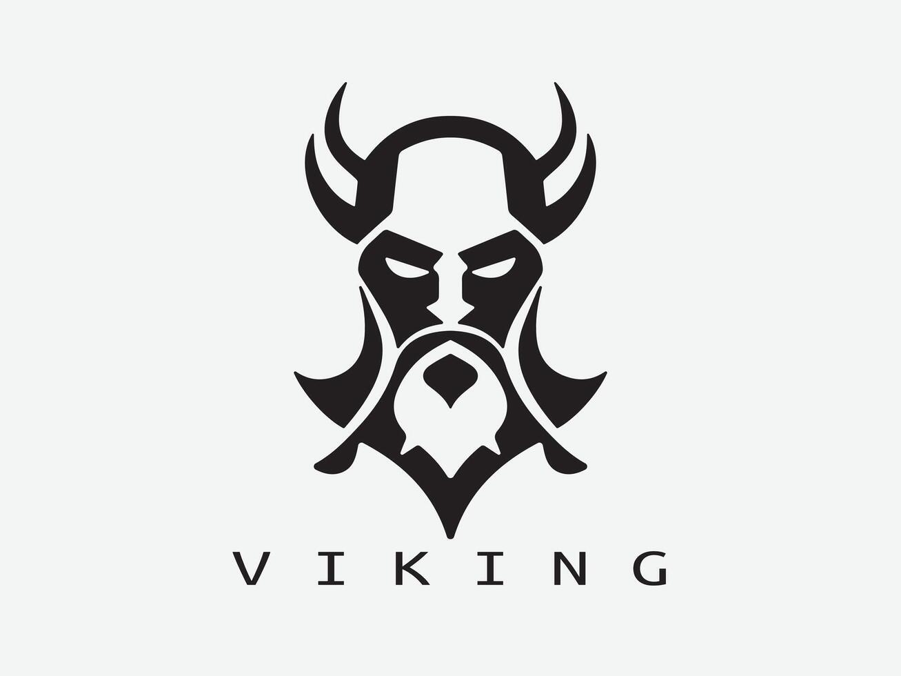 viking logo ontwerp icoon symbool vector illustratie