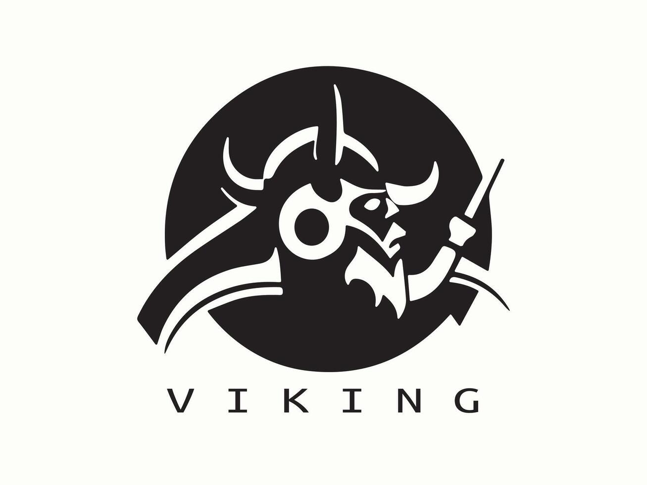 viking logo ontwerp icoon symbool vector illustratie