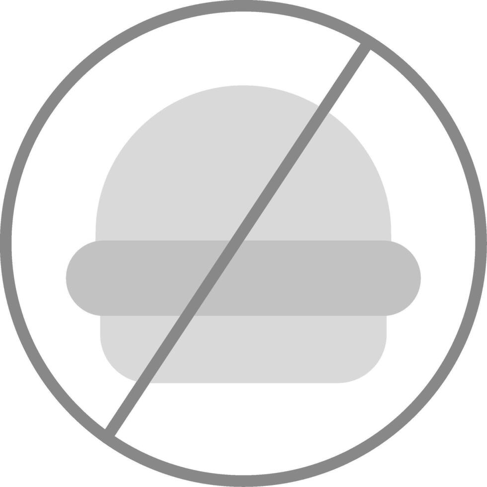 Nee voedsel vector icoon