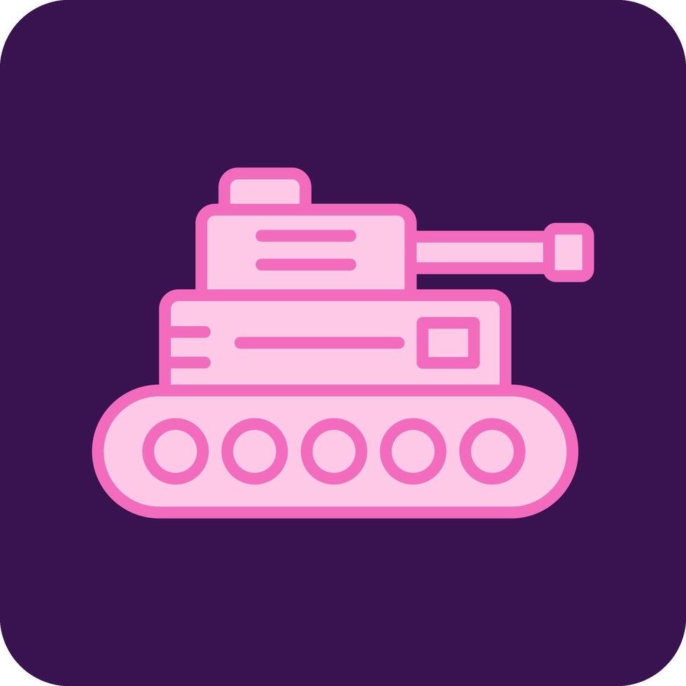 militaire tank vector icon