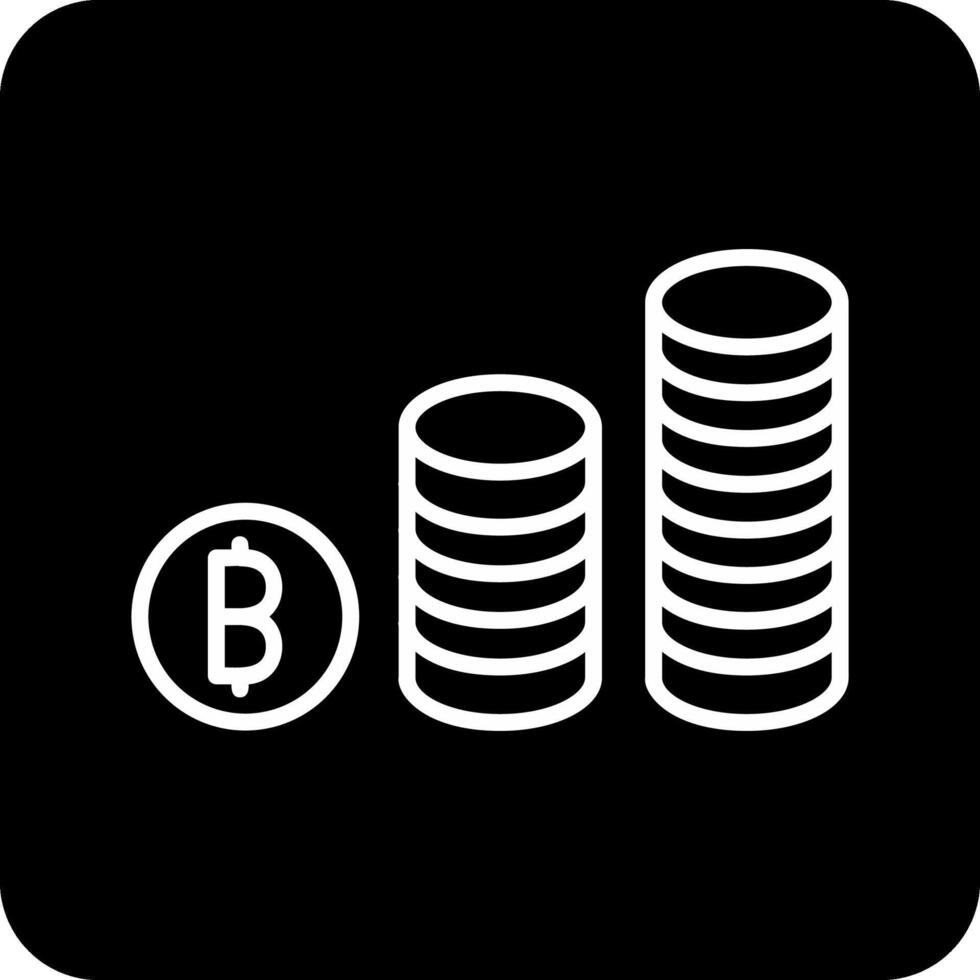 bitcoins vector icoon