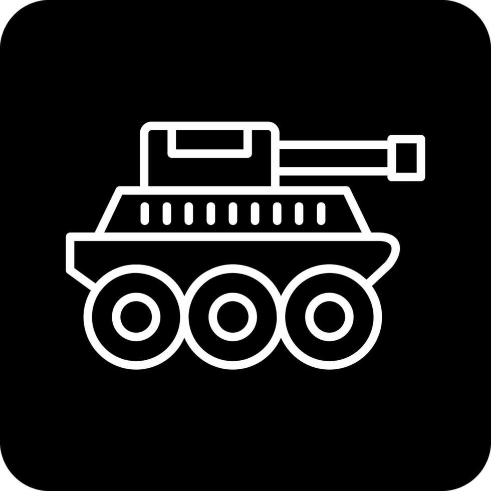 militaire tank vector icon