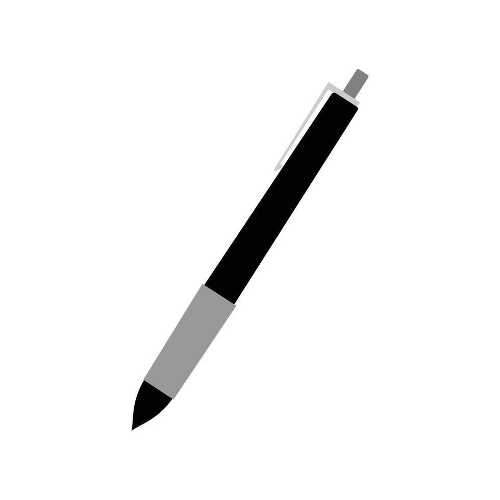 pen icoon in vlak stijl. pen vector illustratie Aan wit geïsoleerd achtergrond. pen bedrijf concept.