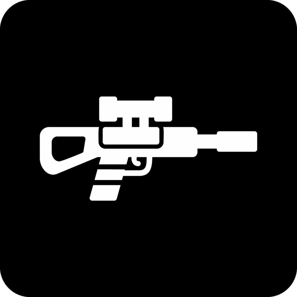 sniper rifle vector icon