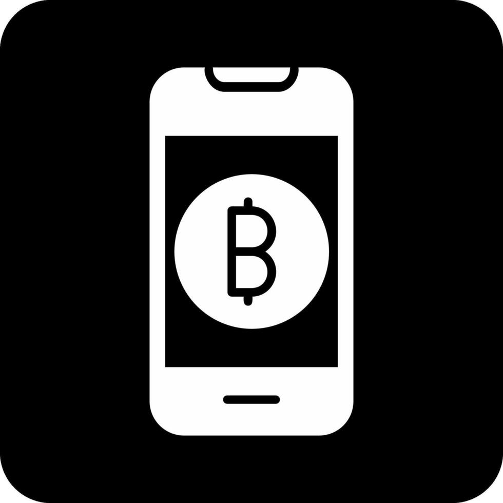 online bitcoin betaling vector icoon