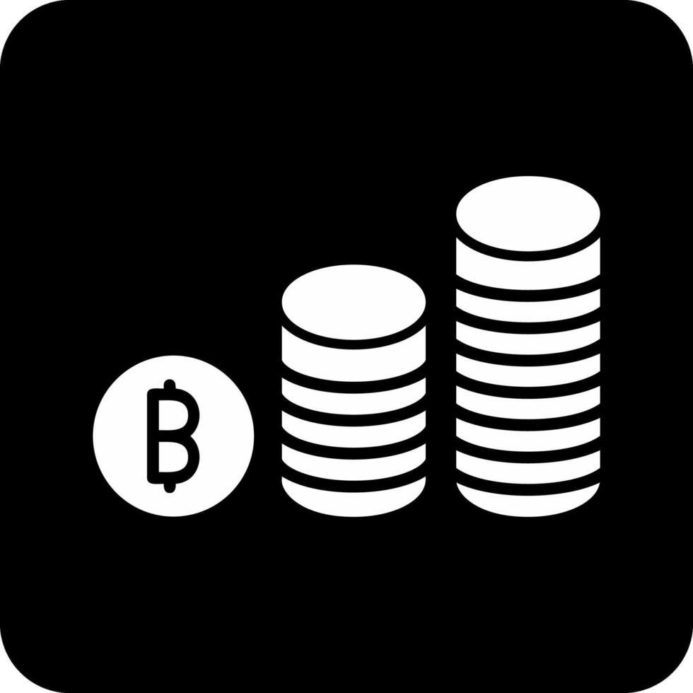 bitcoins vector icoon