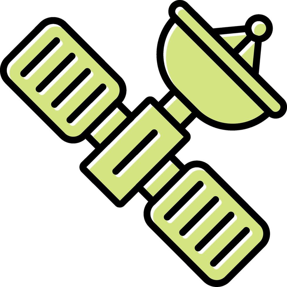 satelliet vector pictogram