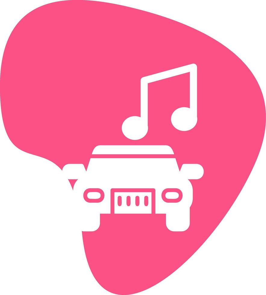 auto muziek- vector icoon