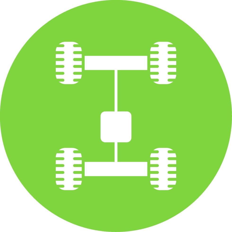 asboom glyph cirkel icoon vector