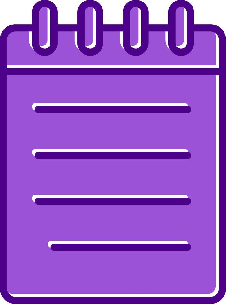 notebook vector pictogram