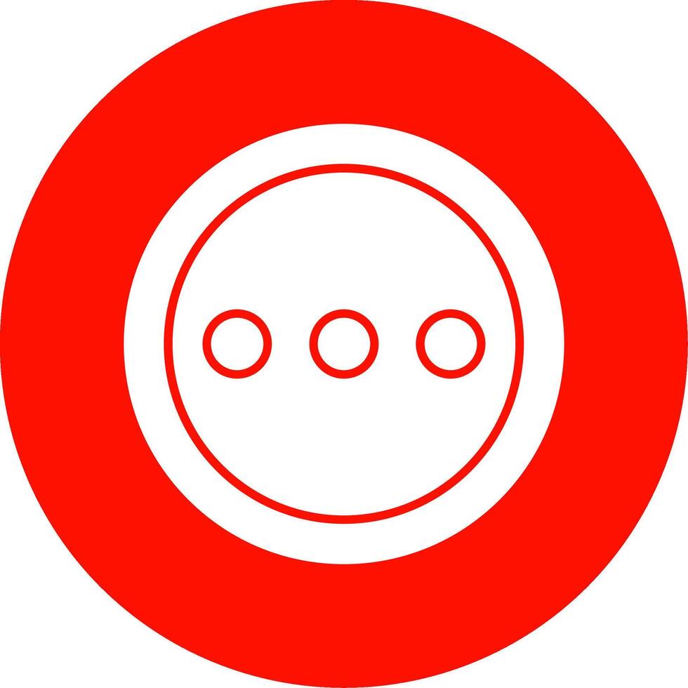 meer vrij glyph cirkel icoon vector