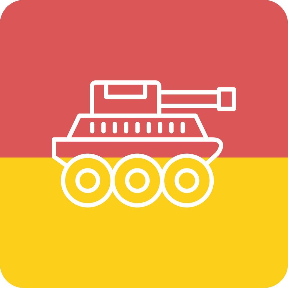 militaire tank vector icon