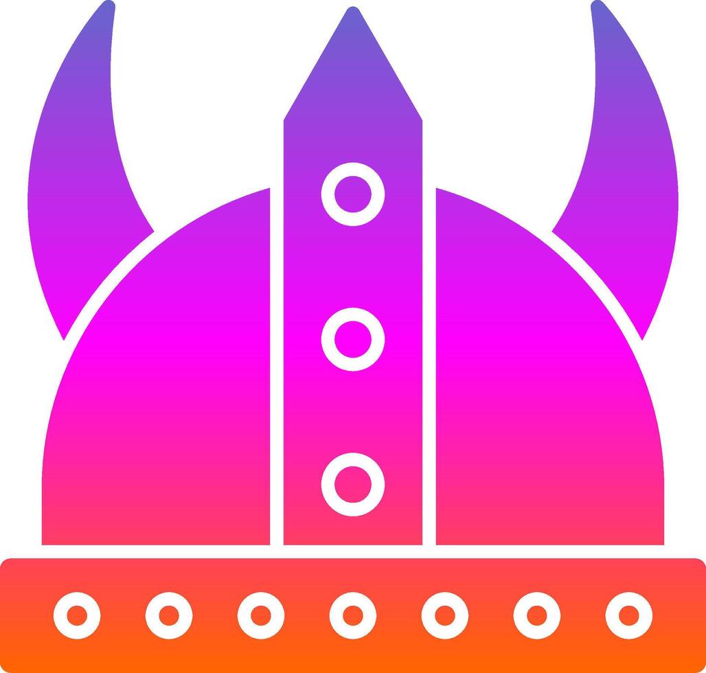 viking glyph helling icoon vector