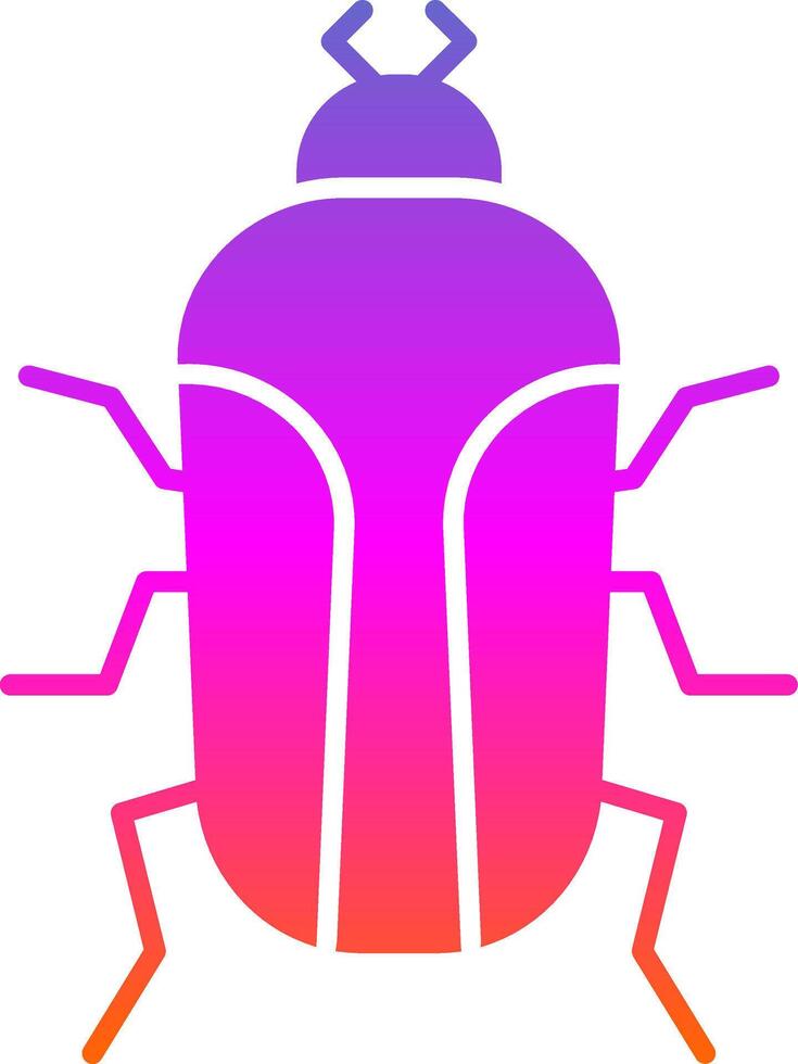 insect glyph helling icoon vector