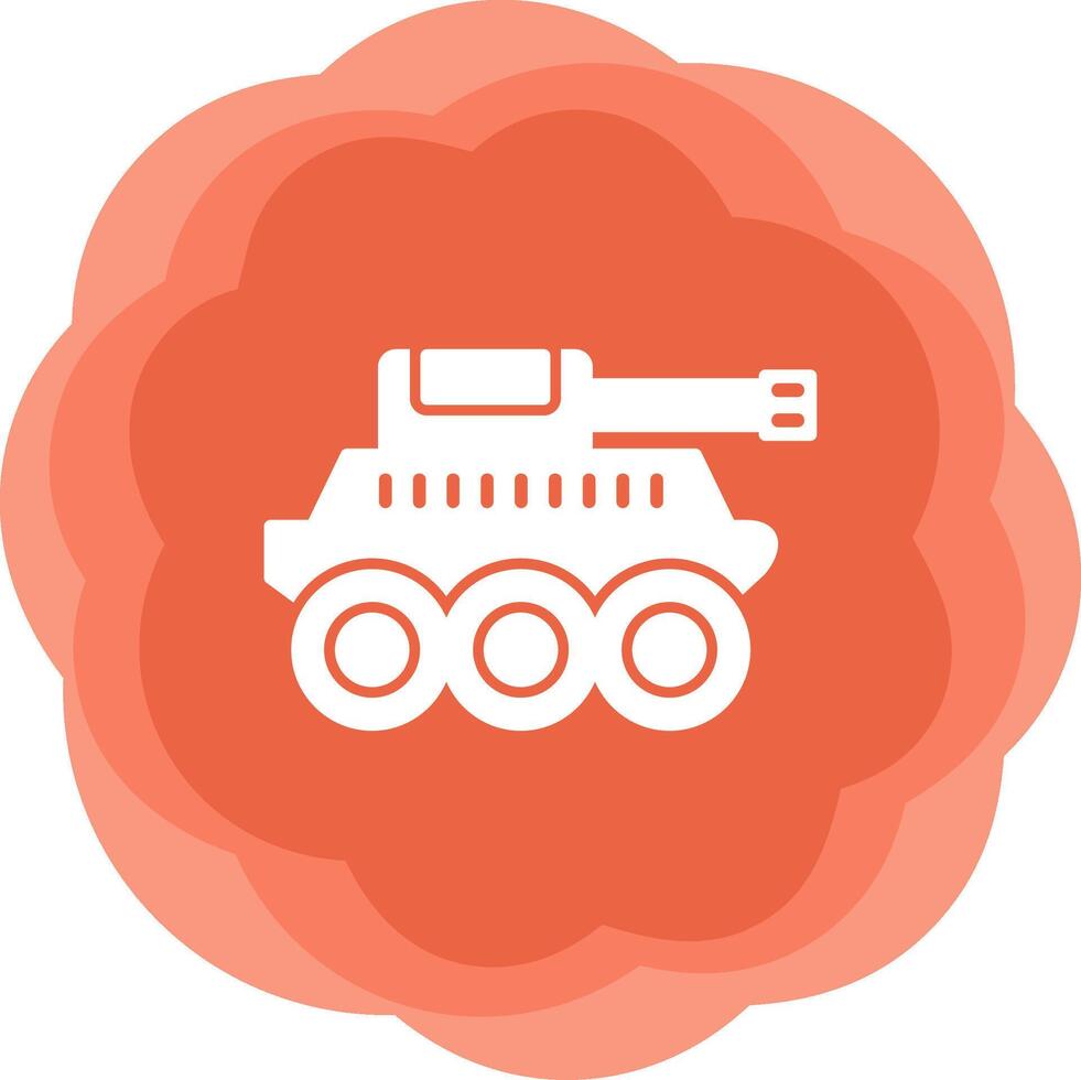 militaire tank vector icon