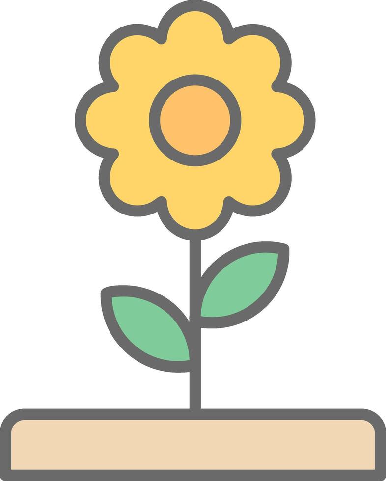 bloem vector pictogram