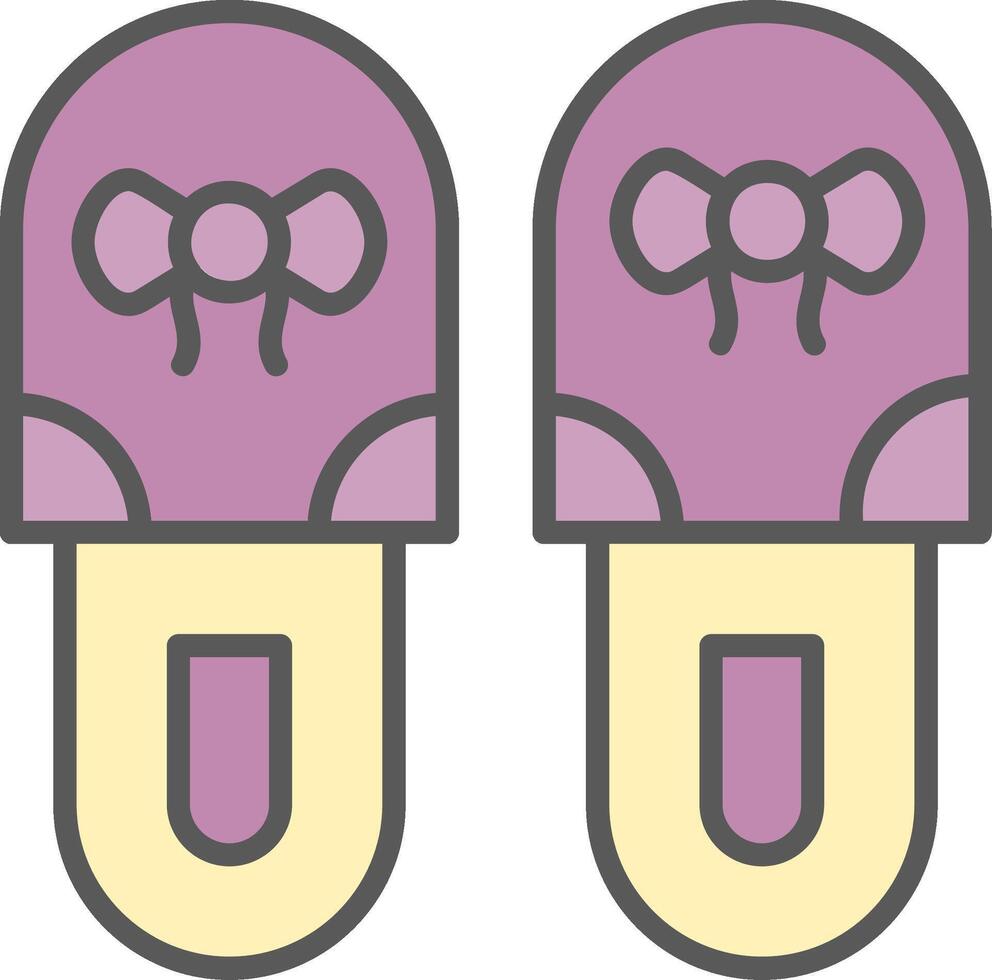 slippers vector icoon