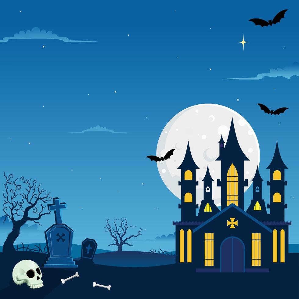 halloween spookachtig tekenfilm illustratie. halloween grafisch ontwerp vector