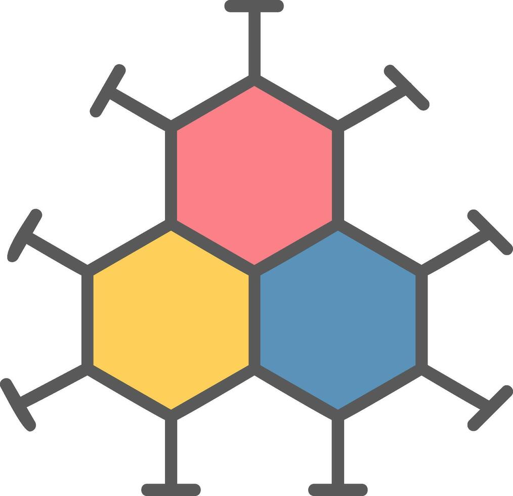 molecuul vector pictogram