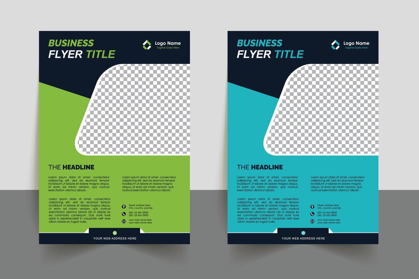 modern bedrijf folder sjabloon, professioneel folder creatief ontwerp, brochure vector