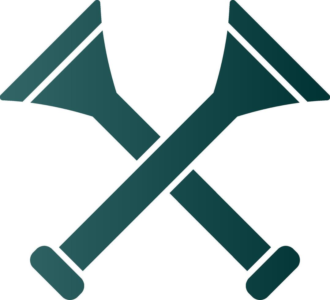 vuvuzela glyph helling icoon vector