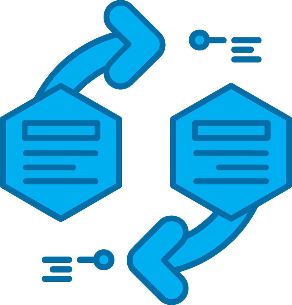 infographic elementen blauw lijn gevulde icoon vector