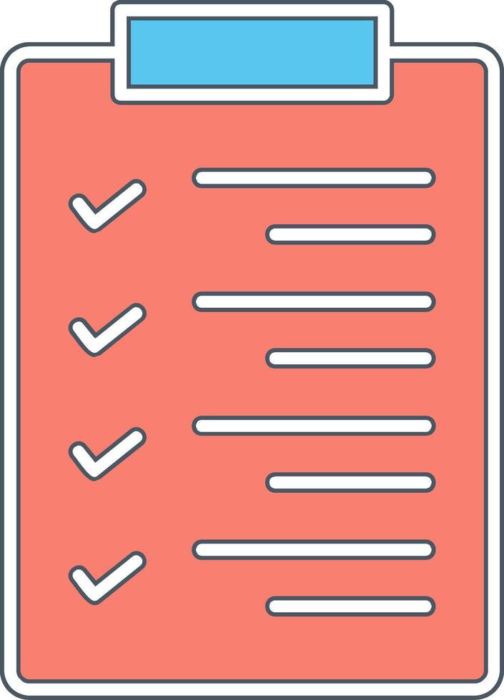 Klembord vector pictogram