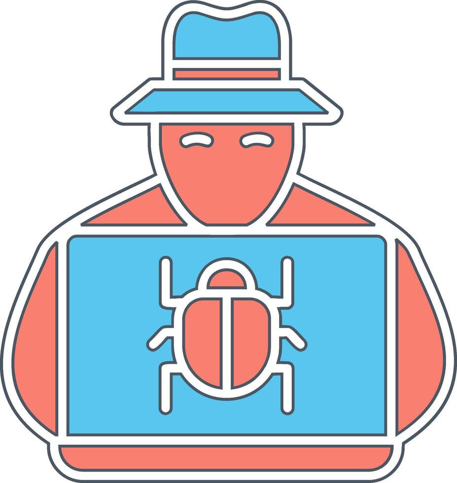 hacker vector pictogram