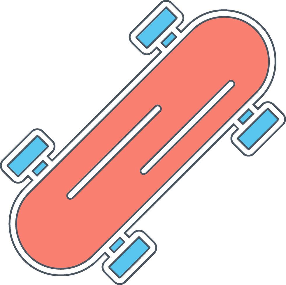 skateboard vector pictogram