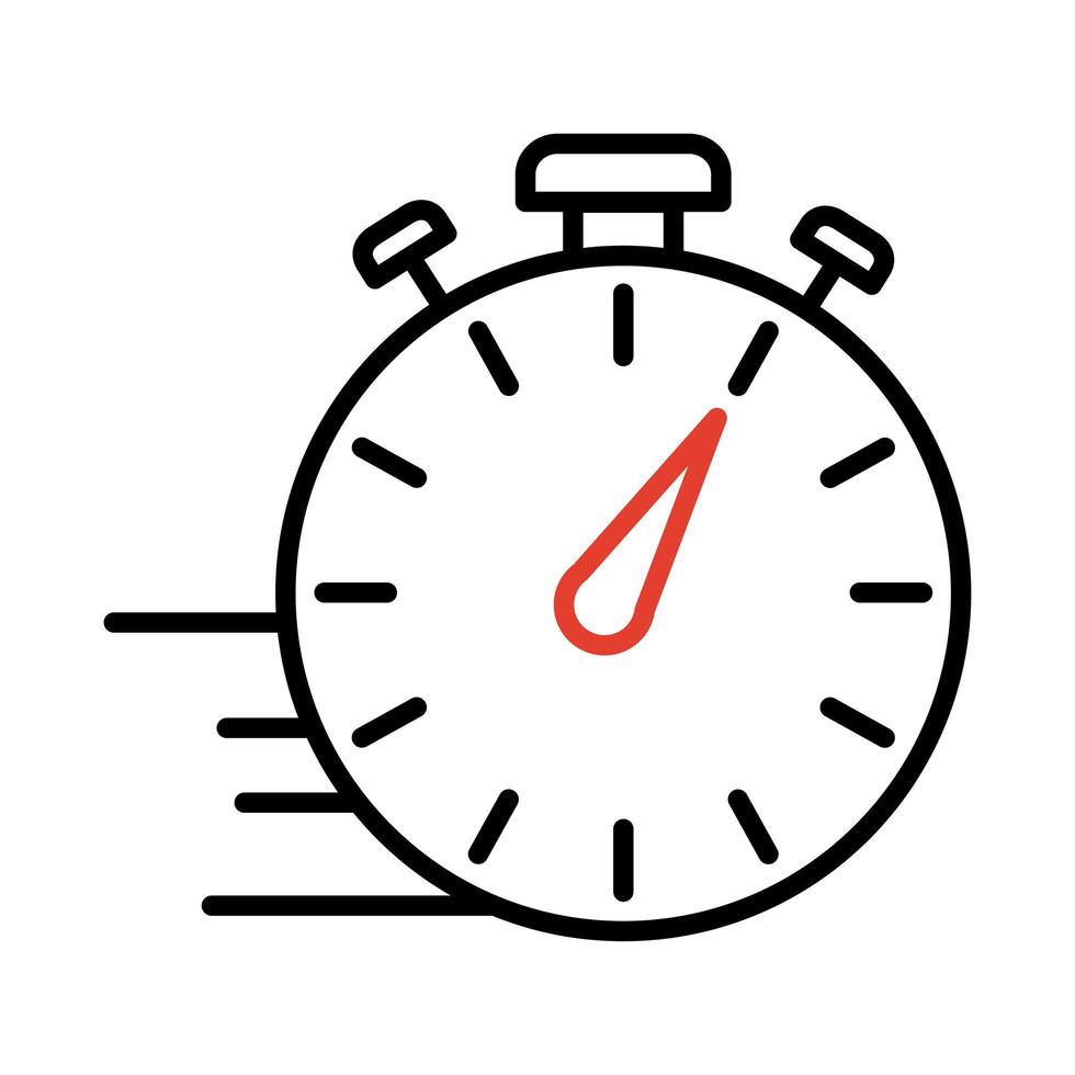 chronometer snelheidspictogram vector