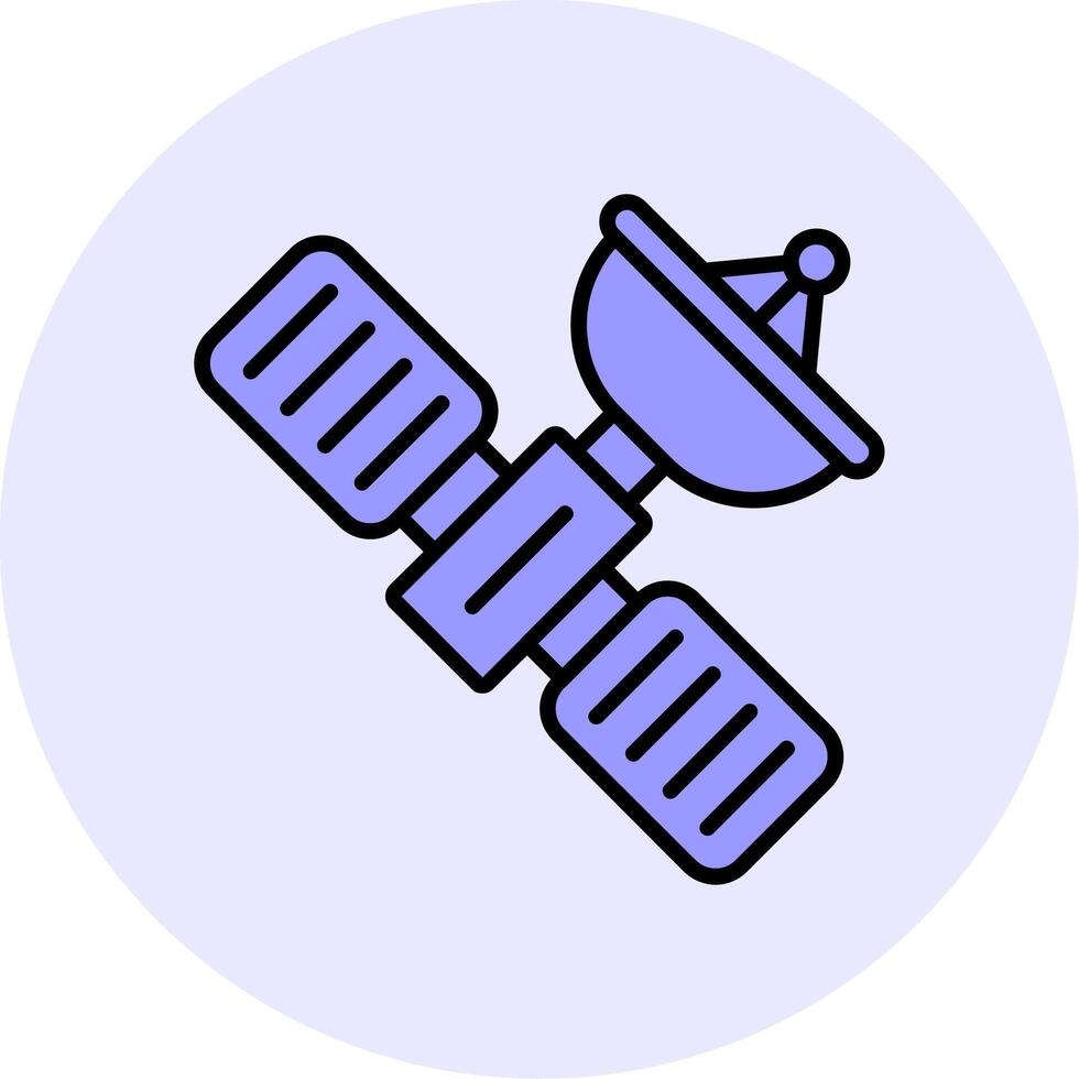 satelliet vector pictogram