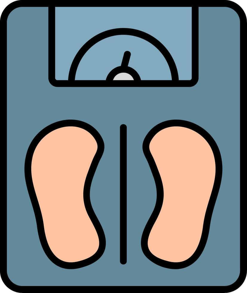 gewicht schaal vector icoon