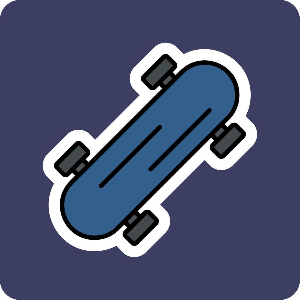 skateboard vector pictogram