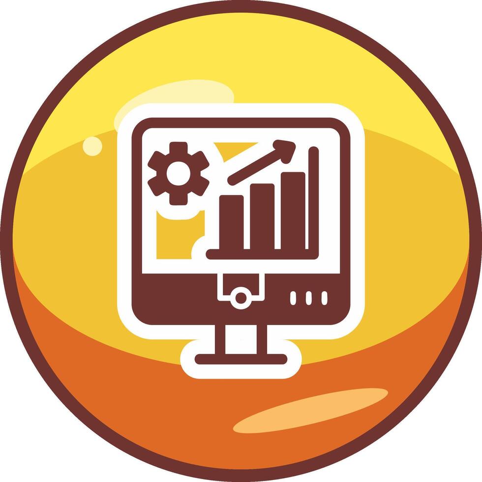 markt analyse vector icoon