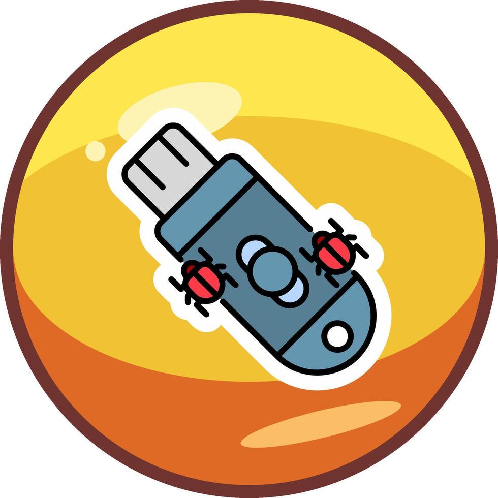 pendrive vector icoon