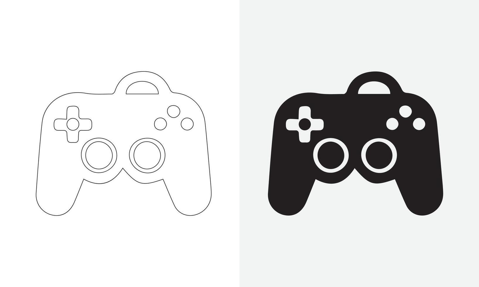 bedieningshendel icoon configuratie. icoon van een controleur voor video spellen. vector illustratie van een spel troosten icoon, vlak collecties symbool teken