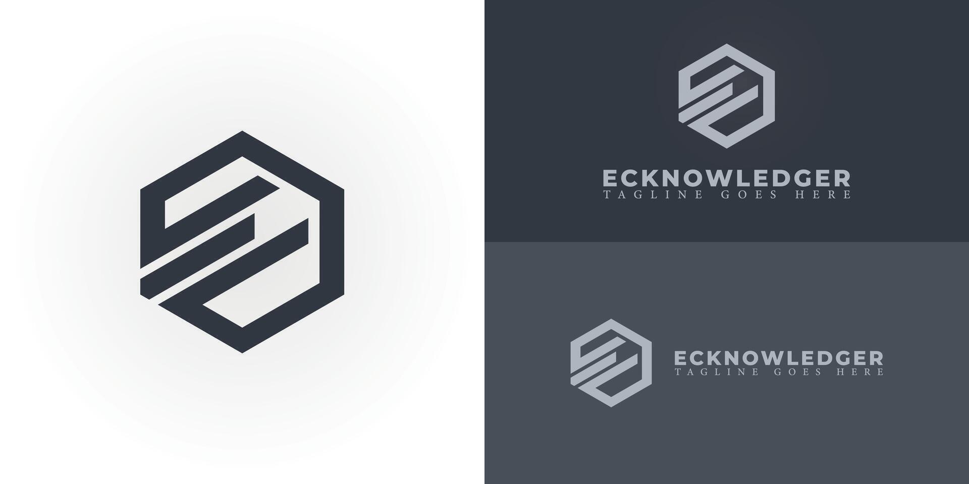 abstract eerste brief eo of oe logo in grijs kleur geïsoleerd in wit en grijs achtergronden toegepast voor e-kennis onderhoud logo ook geschikt voor de merken of bedrijven hebben eerste naam oe of eo. vector