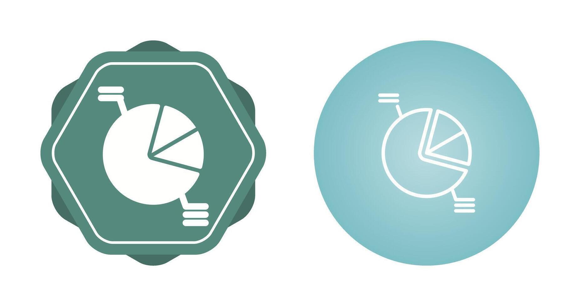 cirkeldiagram vector pictogram