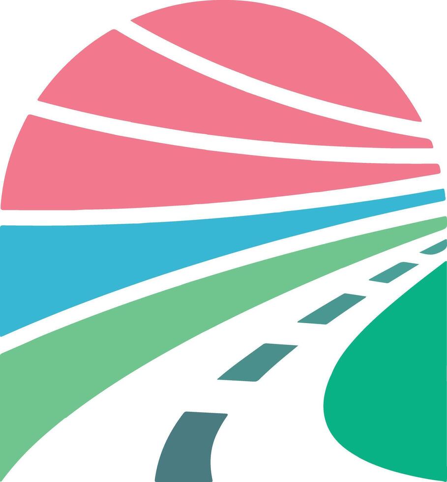 Aan de Actie vervoer themed conferentie logo vector