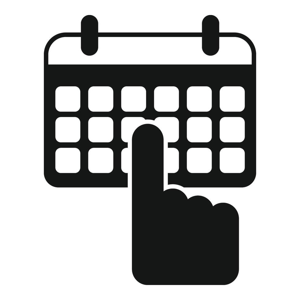 kalender actief snel slaap icoon gemakkelijk vector. laat werk vector