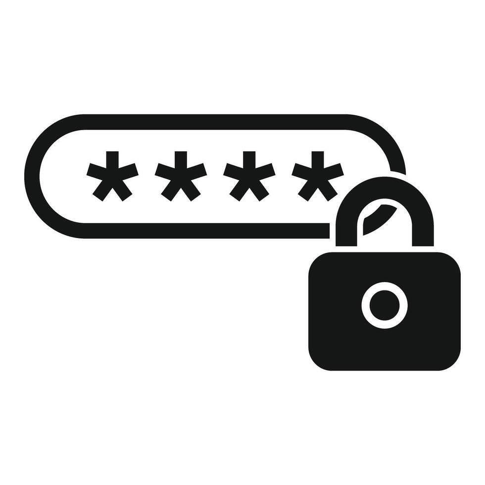 nieuw wachtwoord privacy icoon gemakkelijk vector. beschermen document vector