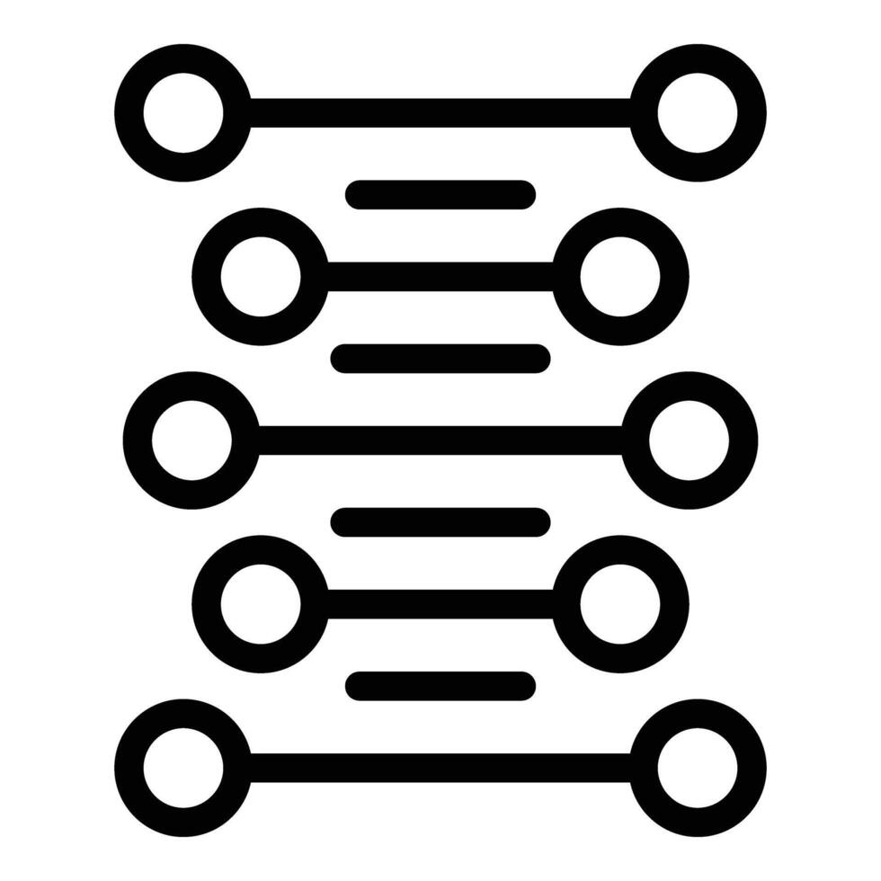 chemie meting icoon schets vector. online school- vector