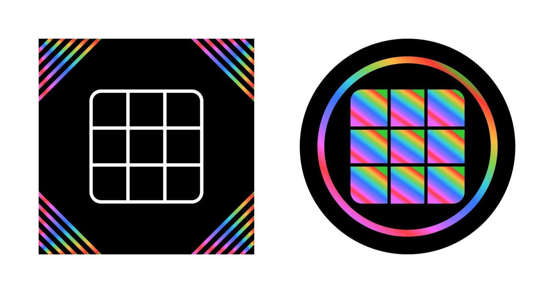 rubik's kubus vector icoon