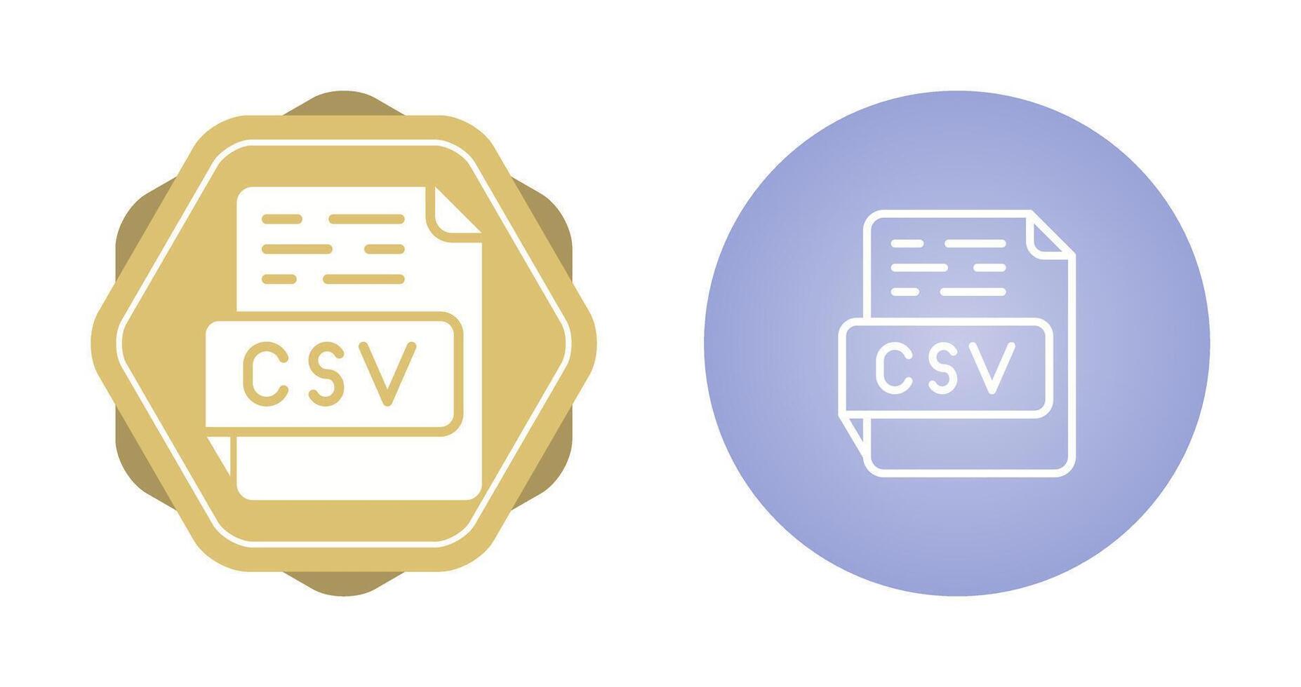 csv vector icoon