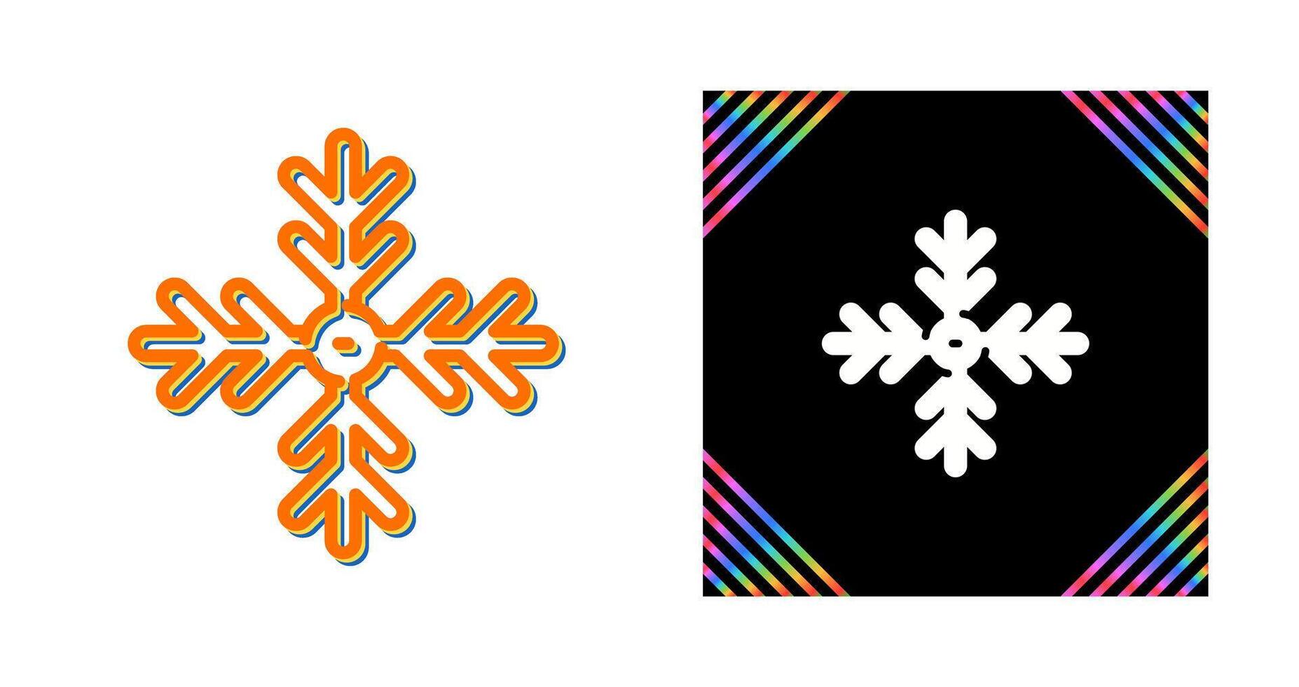 sneeuwvlok vector pictogram