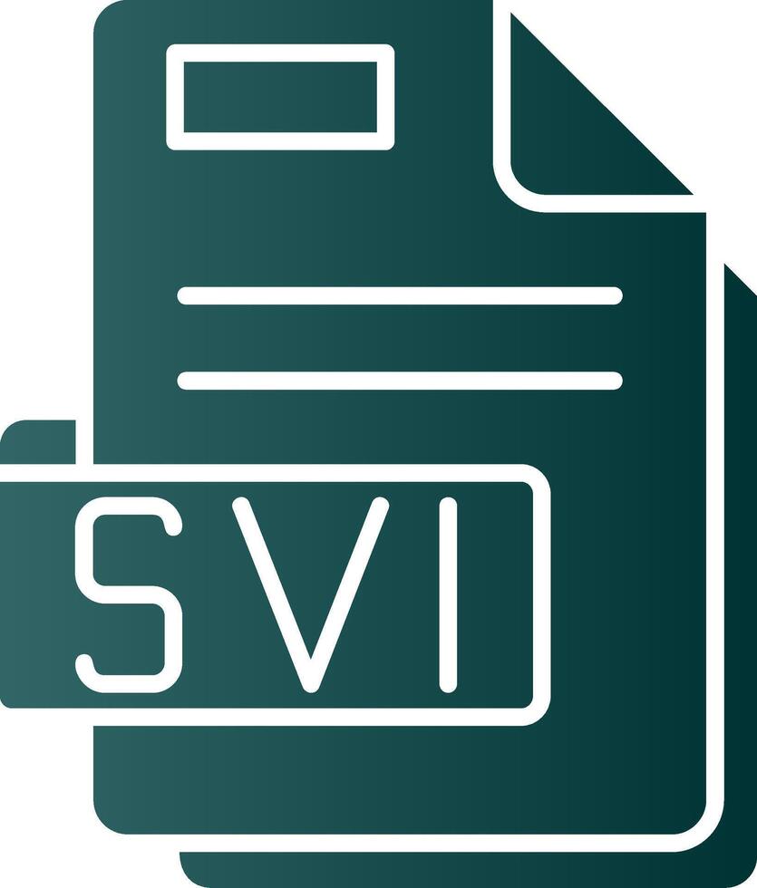 svi glyph helling groen icoon vector